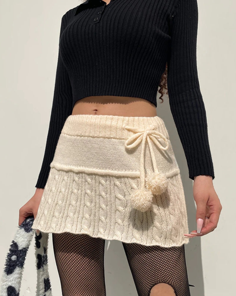 Esthika town knit skirt