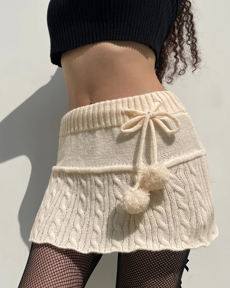 Esthika town knit skirt
