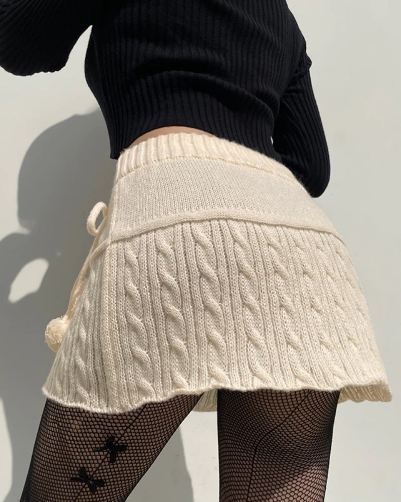 Esthika town knit skirt